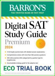 Digital SAT Study Guide Premium, 2024: Practice Tests + Comprehensive Review + Online Practice