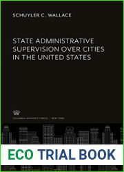 State Administrative Supervision Over Cities in the United States