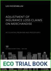 Adjustment of Insurance Loss Claims on Merchandise