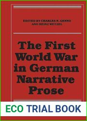 The First World War in German Narrative Prose