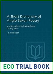 A Short Dictionary of Anglo-Saxon Poetry (Heritage)