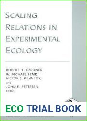 Scaling Relations in Experimental Ecology