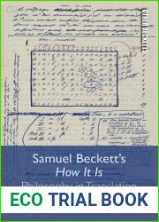 Samuel Beckett|s How It Is: Philosophy in Translation (Other Becketts)