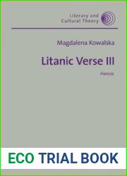 Litanic Verse III (Literary and Cultural Theory)