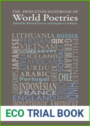 The Princeton Handbook of World Poetries