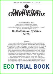 De-limitations. Of Other Earths
