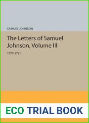 The Letters of Samuel Johnson, Volume III: 1777-1781 (Princeton Legacy Library, 1199)