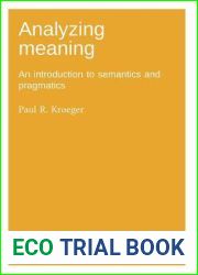 Analyzing meaning