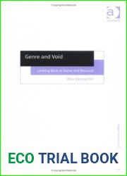 Genre and Void: Looking Back at Sartre and Beauvoir (Ashgate New Critical Thinking in Philosophy)