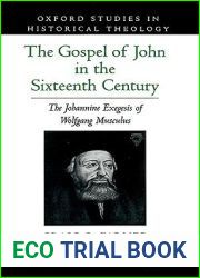The Gospel of John in the Sixteenth Century: The Johannine Exegesis of Wolfgang Musculus (Oxford Studies in Historical Theology)