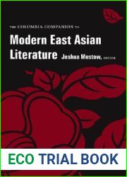 The Columbia Companion to Modern East Asian Literature