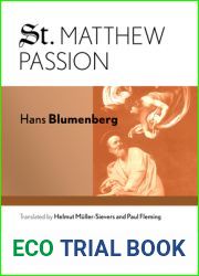 St. Matthew Passion (signale|TRANSFER: German Thought in Translation)