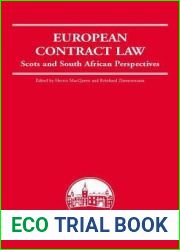 European Contract Law: Scots and South African Perspectives (Edinburgh Studies in Law)