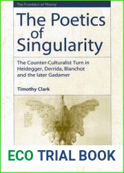 The Poetics of Singularity: The Counter-Culturalist Turn in Heidegger, Derrida, Blanchot and the later Gadamer (The Frontiers of Theory)