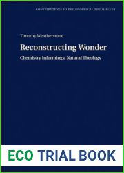 Reconstructing Wonder: Chemistry Informing a Natural Theology (Contributions to Philosophical Theology)