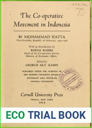 The Co-operative Movement in Indonesia