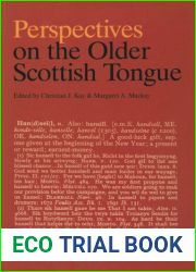 Perspectives on the Older Scottish Tongue