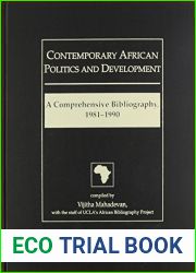 Contemporary African Politics and Development: A Comprehensive Bibliography, 1981-1990