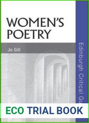 Women|s Poetry (Edinburgh Critical Guides to Literature)