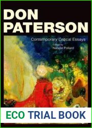 Don Paterson: Contemporary Critical Essays
