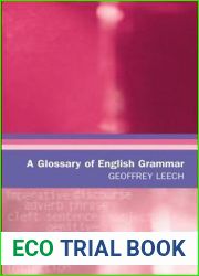 A Glossary of English Grammar (Glossaries in Linguistics)