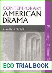Contemporary American Drama (Edinburgh Critical Guides to Literature)