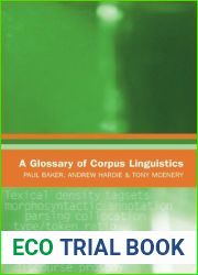 A Glossary of Corpus Linguistics