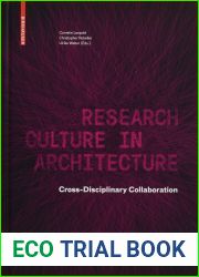 Research Culture in Architecture: Cross-Disciplinary Collaboration