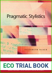 Pragmatic Stylistics (Edinburgh Textbooks in Applied Linguistics)