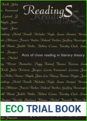 Readings: Acts of Close Reading in Literary Theory