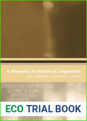 A Glossary of Historical Linguistics