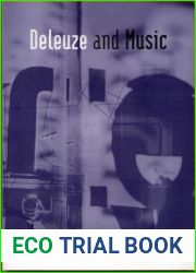 Deleuze and Music (Deleuze Connections)
