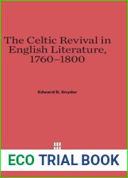 The Celtic Revival in English Literature, 1760-1800