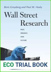Wall Street Research: Past, Present, and Future