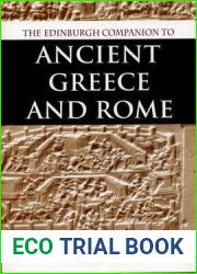 The Edinburgh Companion to Ancient Greece and Rome