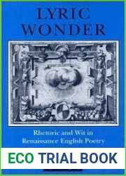Lyric Wonder (Rhetoric and Society Series)