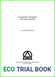 A Grammar of Oniyan