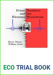 Prime numbers and the Riemann hypothesis