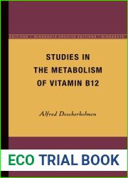 Studies in the Metabolism of Vitamin B12