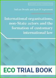 International organisations, non-State actors, and the formation of customary international law (Melland Schill Perspectives on International Law)