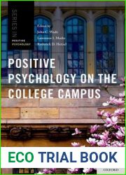 Positive Psychology on the College Campus (Series in Positive Psychology)