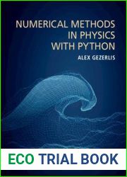 Numerical Methods in Physics with Python