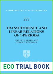 Transcendence and Linear Relations of 1-Periods (Cambridge Tracts in Mathematics)