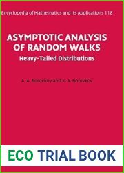 Asymptotic Analysis of Random Walks: Heavy-Tailed Distributions (Encyclopedia of Mathematics and its Applications) by A. A. Borovkov (2008-06-30)