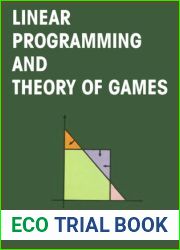 Linear programming and theory of games