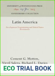Latin America: Development Programming and United States Investments (Anniversary Collection)