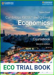 Cambridge IGCSE(R) and O Level Economics Coursebook (Cambridge International IGCSE)