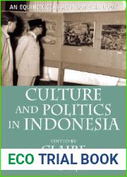 Culture and Politics in Indonesia