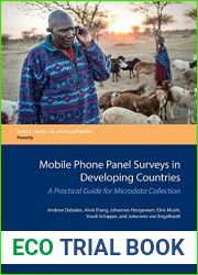 Mobile Phone Panel Surveys in Developing Countries: A Practical Guide for Microdata Collection (Directions in Development) (Directions in Development: Poverty)