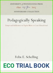 Pedagogically Speaking